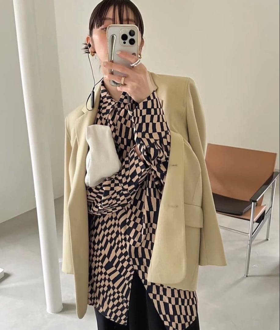 funnyさま専用 新品未使用 TODAYFUL ジオメトリック オーバーシャツ