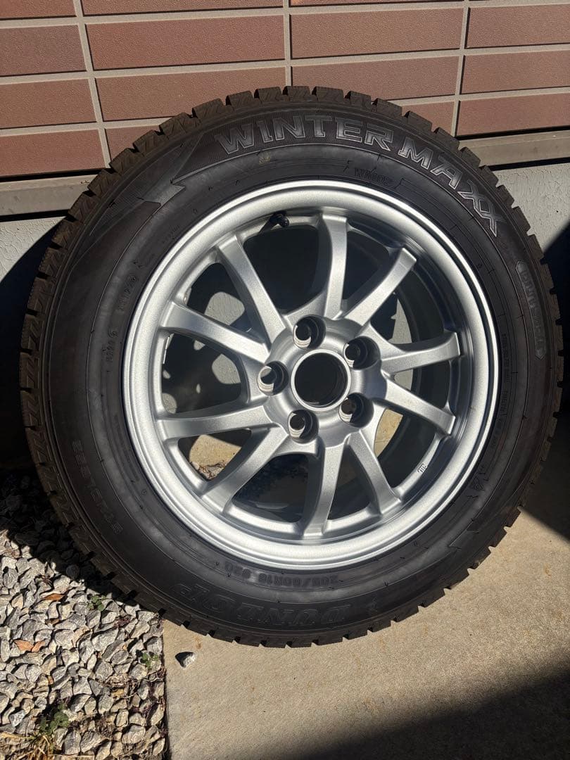 プリウスアルファ純正アルミ、スタッドレス　1本