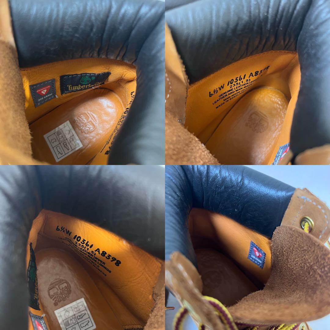 ☆極美品☆ ティンバーランド 10361 6インチプレミアムブーツ 23.5