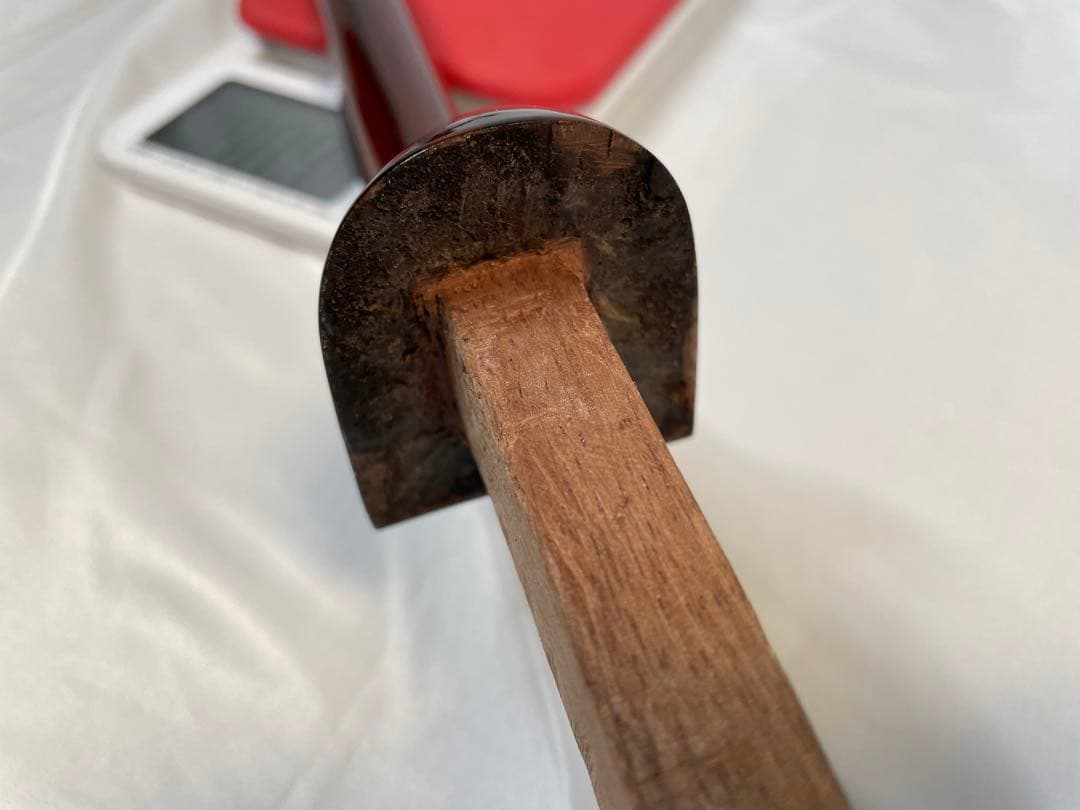 縞黒檀/カマゴン棹 強化張り・蛇皮三線