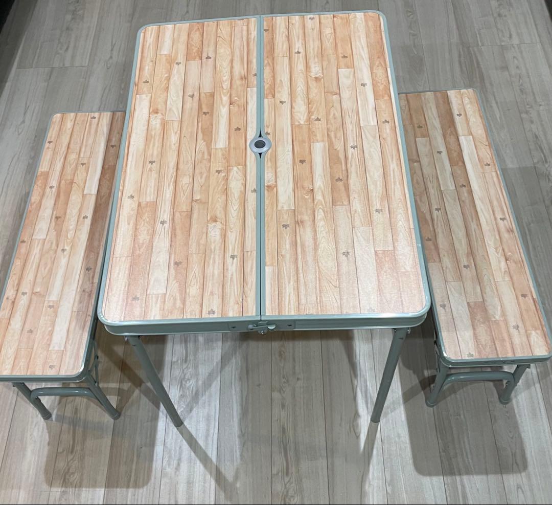 ロゴス　ベンチテーブルセット4