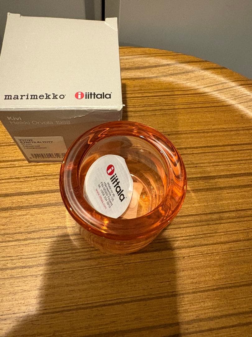 イッタラ　kivi サーモンピンク　60mm