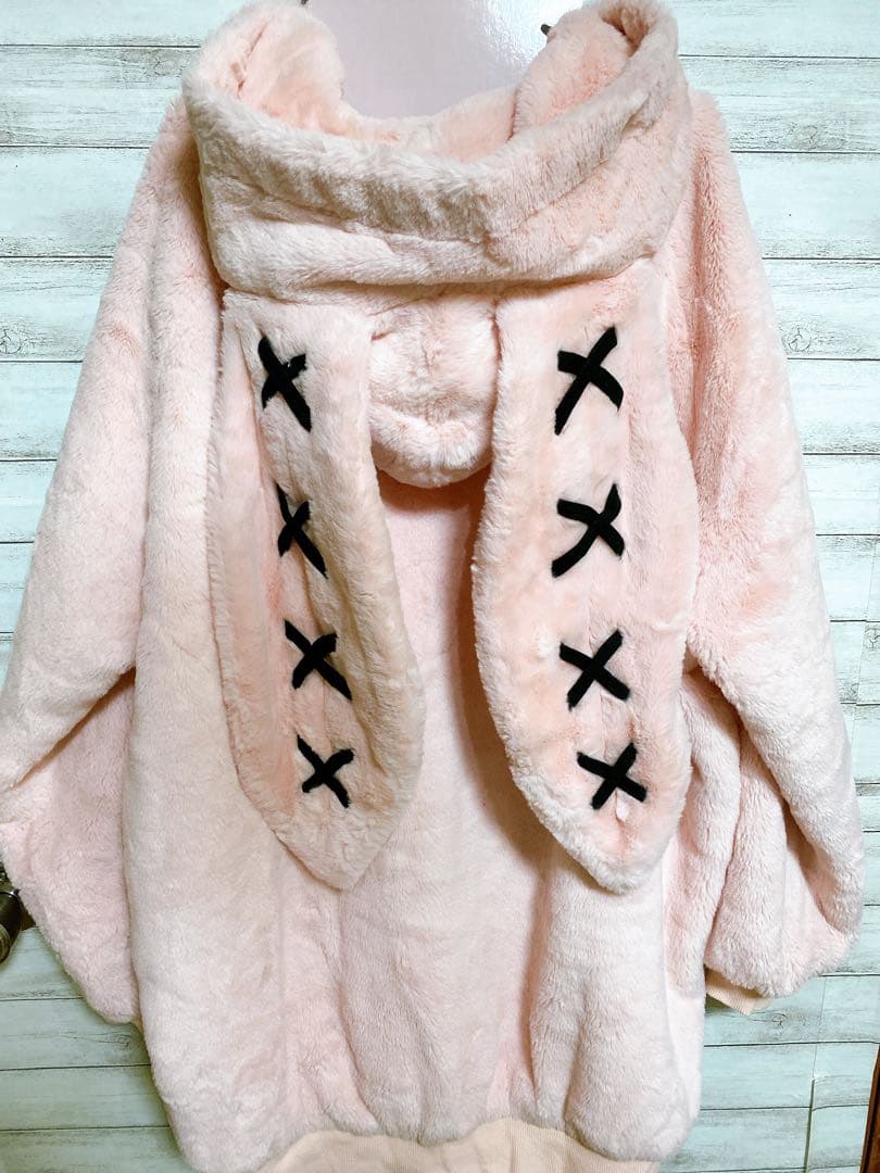 REFREM レフレム うさ耳BIGファーパーカー ピンク 地雷系