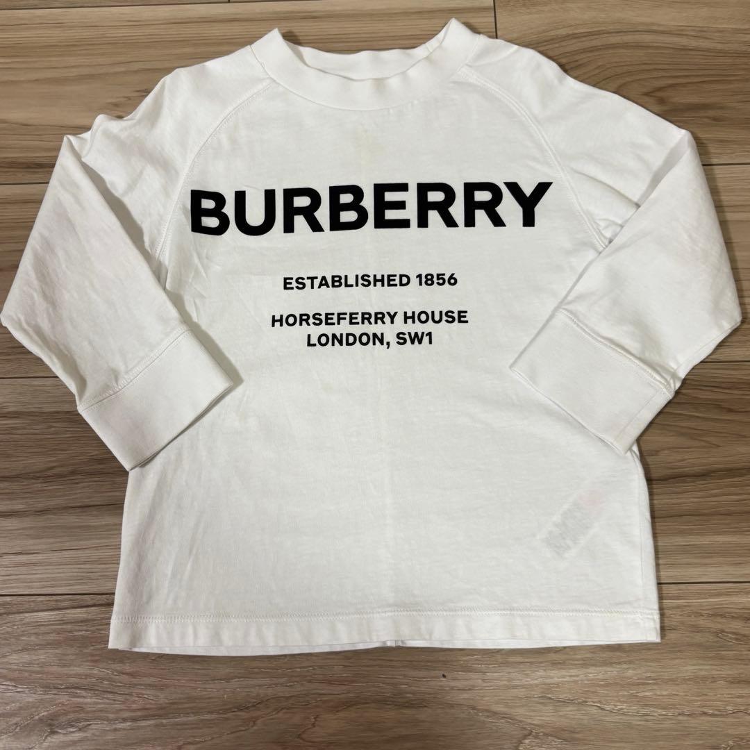 現行タグ　バーバリー　ロンT 長袖　ロンティートップス　104cm