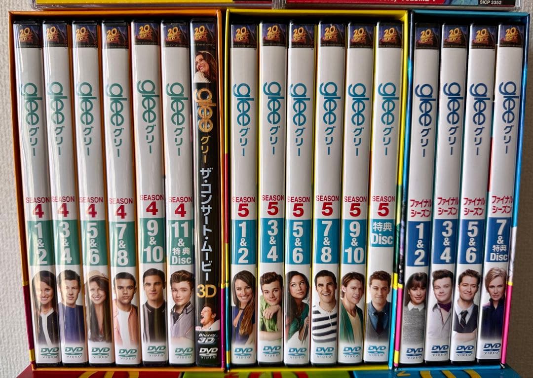 【美品】Glee グリー DVD全6シーズン＋CD7枚セット まとめ売り