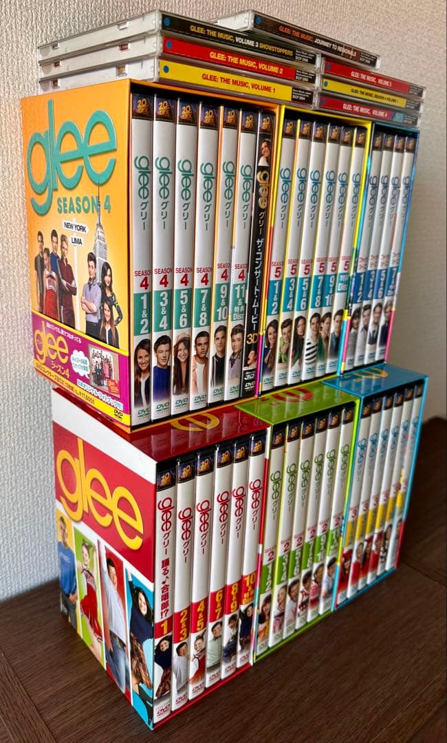 【美品】Glee グリー DVD全6シーズン＋CD7枚セット まとめ売り
