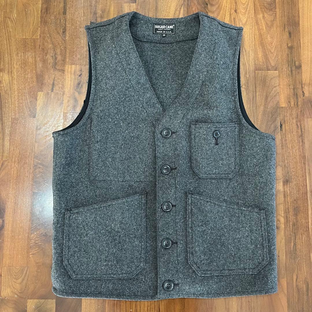 の*り様 シュガーケーン ウール ベスト M Sugar Cane WOOL V