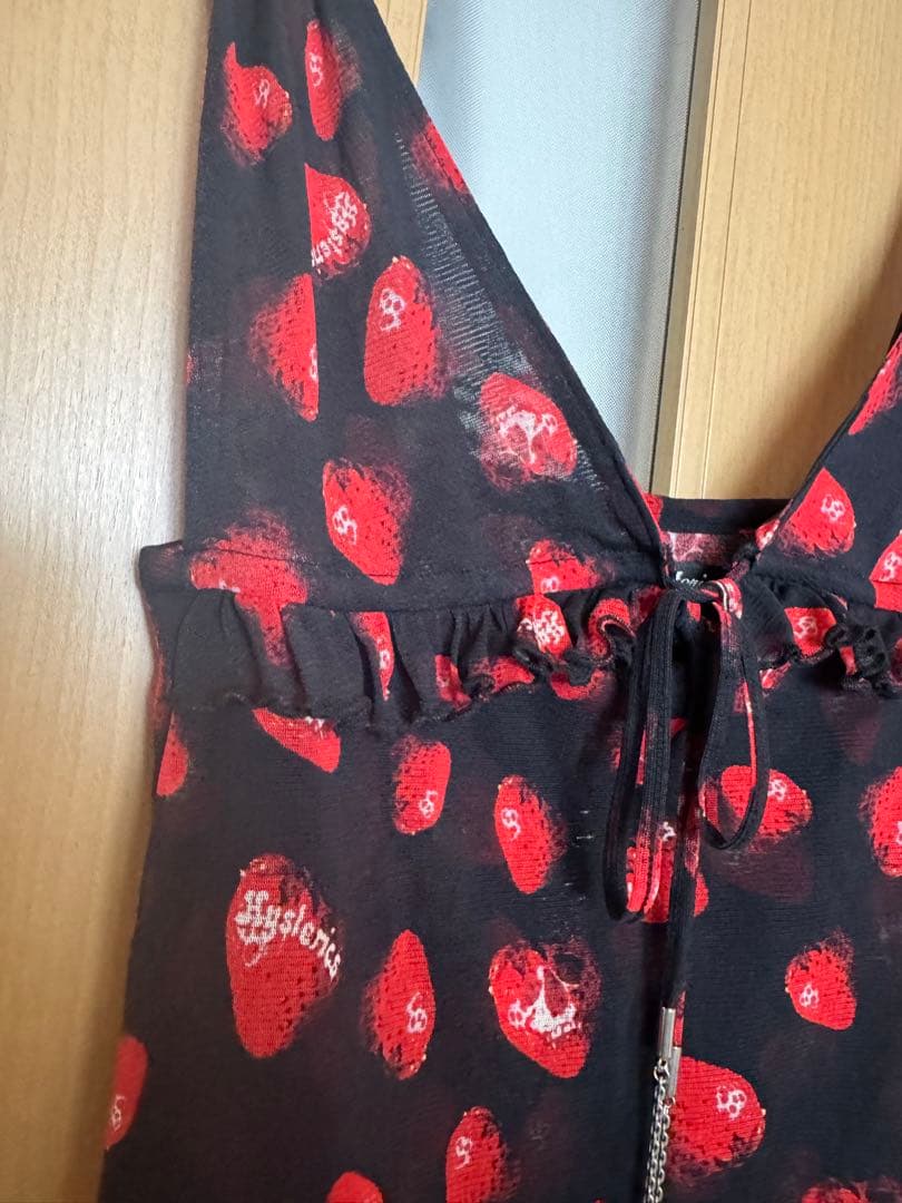 ヒステリックグラマースカルベリースカルドクロキャミワンピース