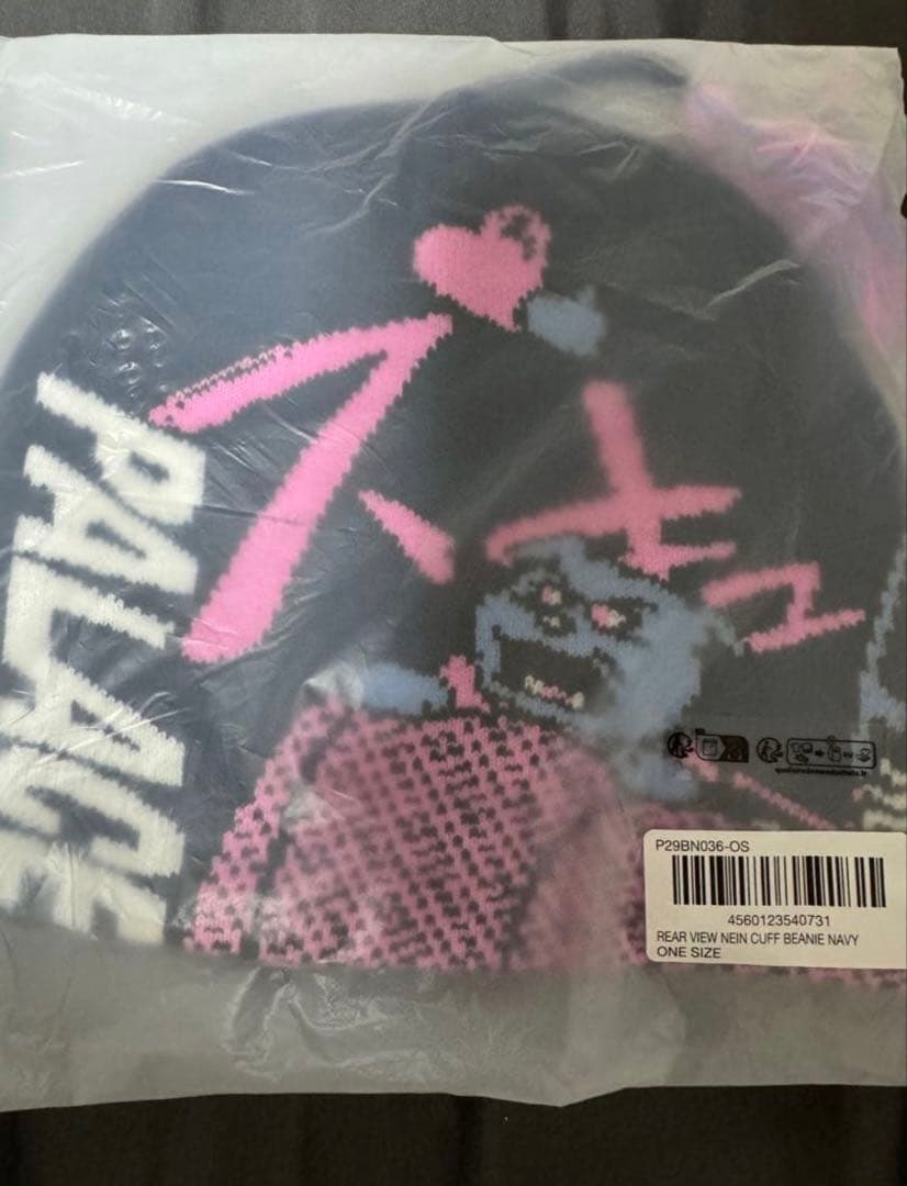 帽子 PALACE REAR VIEW NEIN CUFF BEANIE NAVY