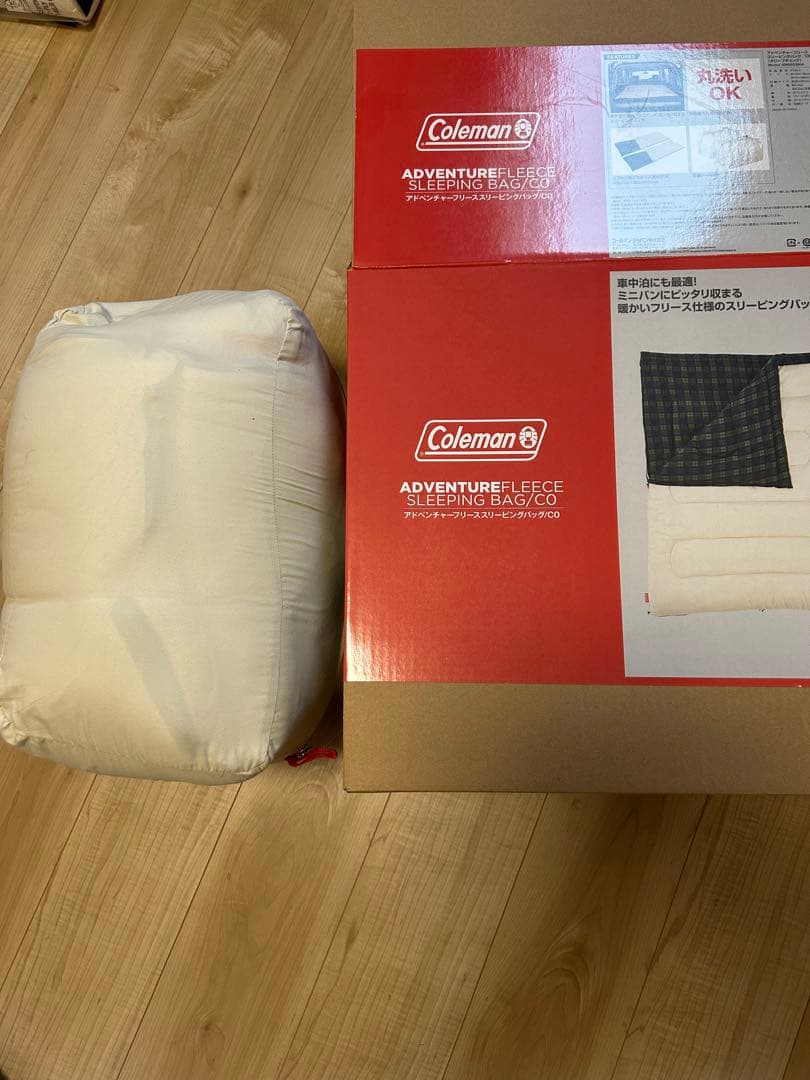 アウトドア寝具 Coleman ADVENTURE FLEECE SLEEPING BAG