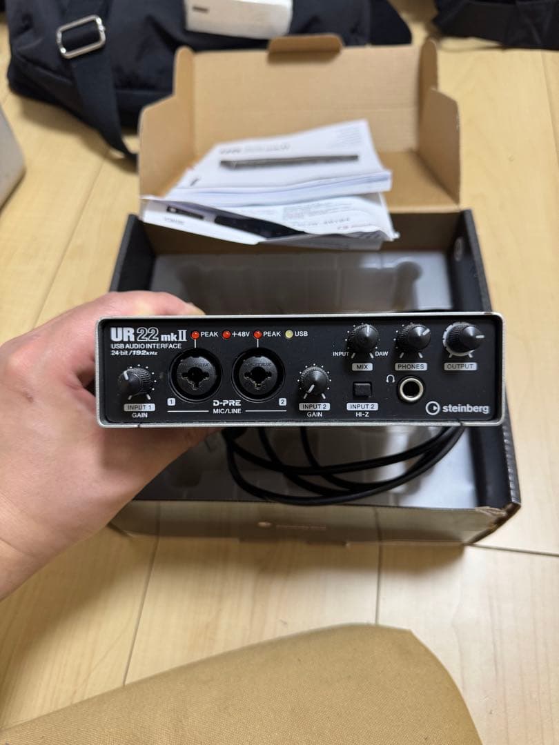 192kHz STEINBERG UR22mkII オーディオインターフェイス