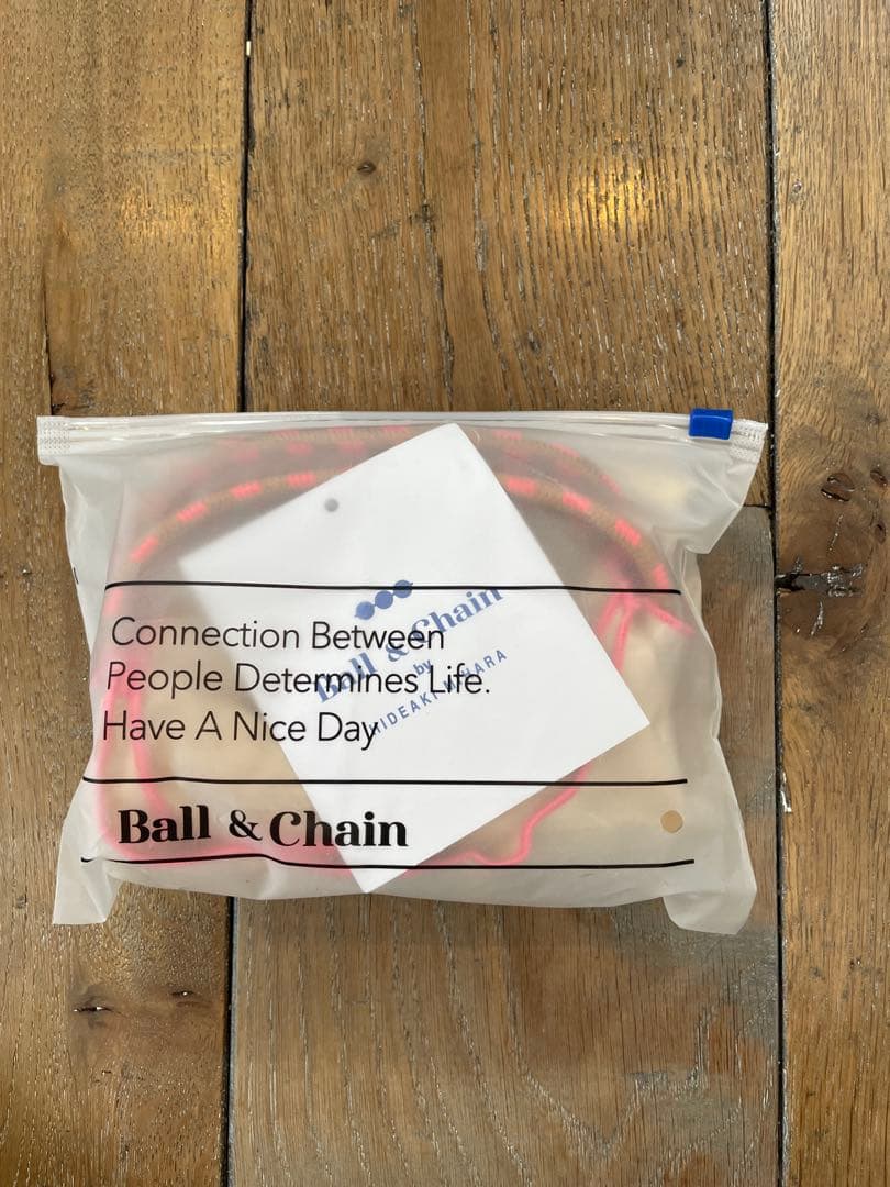 ボールアンドチェーン　カフェタナカ　コラボバック　ベージュ