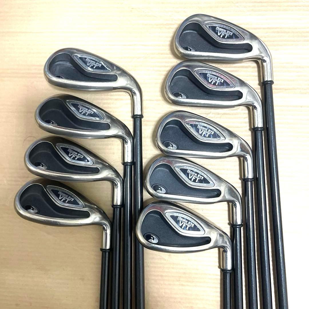 キャロウェイ　ホークアイ　VFTアイアンセット　4-9 P A S