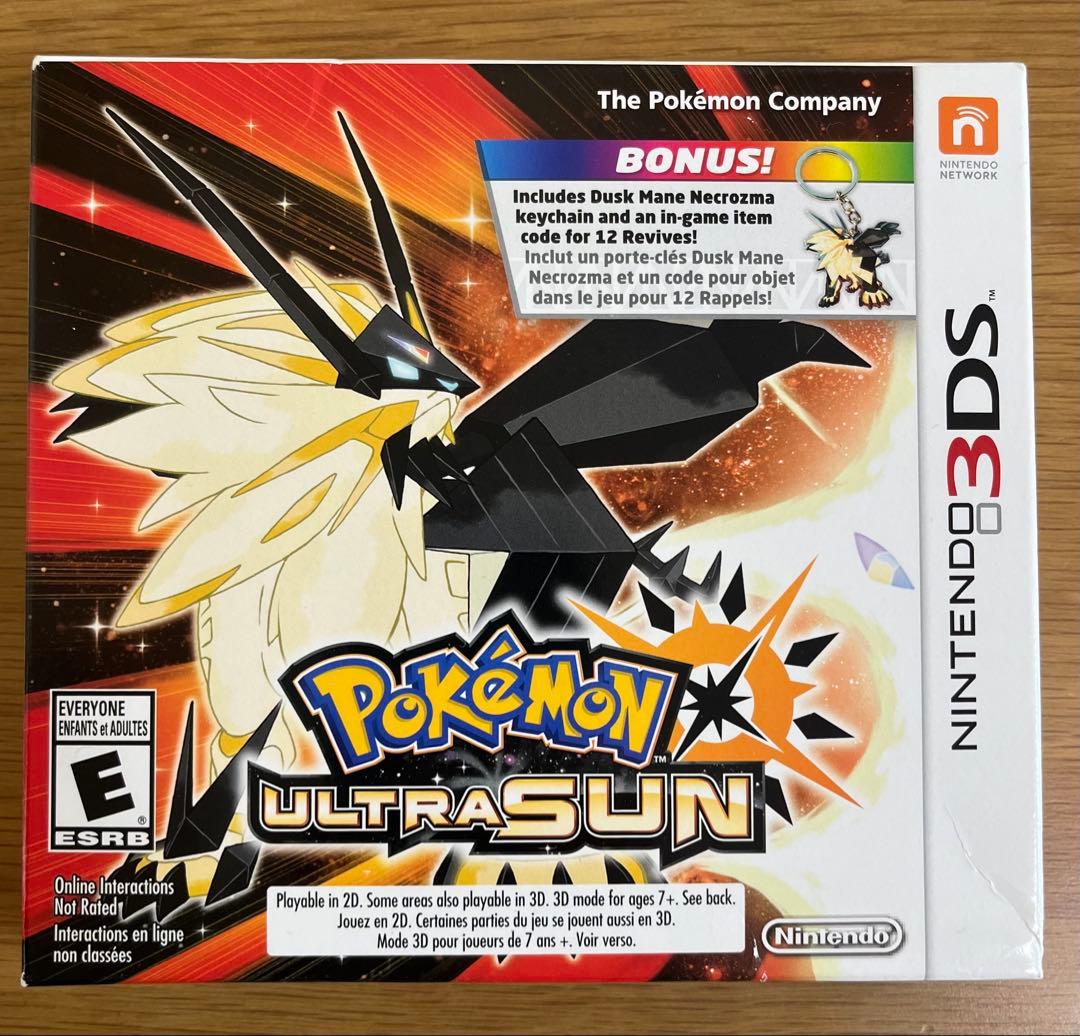 海外版ポケモンソフトウルトラサン Pokémon ultra sun