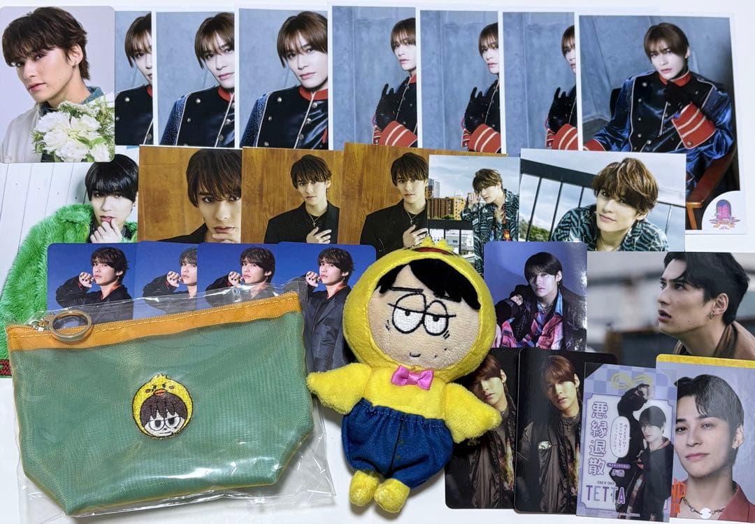 ONE N'ONLY ワンエン 関哲汰 TETTA ぬいぐるみ メッシュボーチ