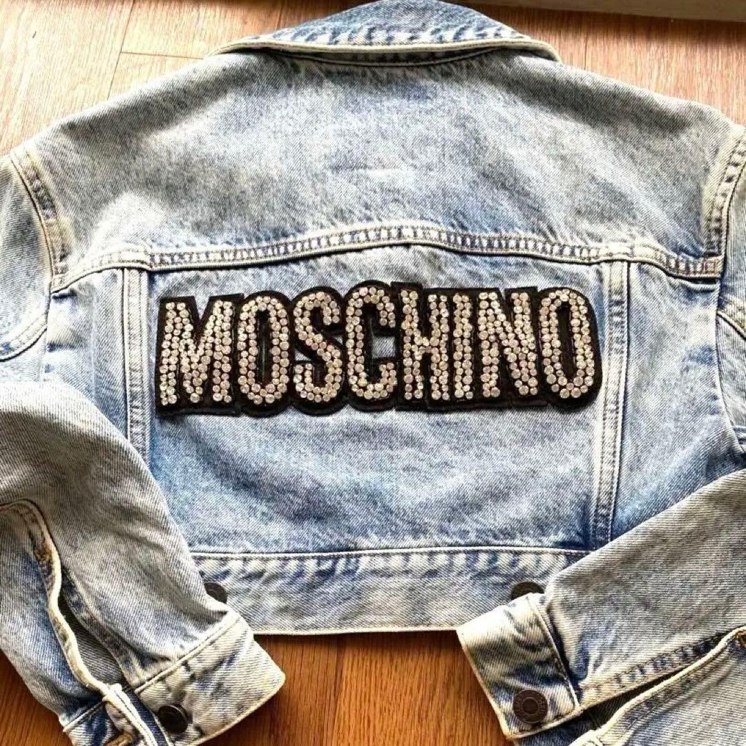 MOSCHINO  コラボ　ビジューデニムジャケット