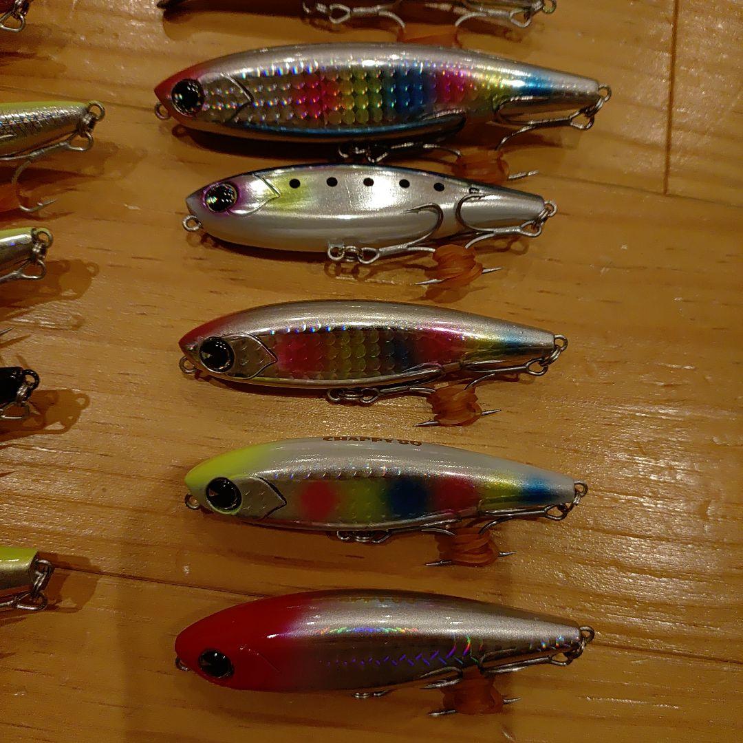 シーバスルアー１５個セット邪道アイマDAIWAトップウォーターミノー