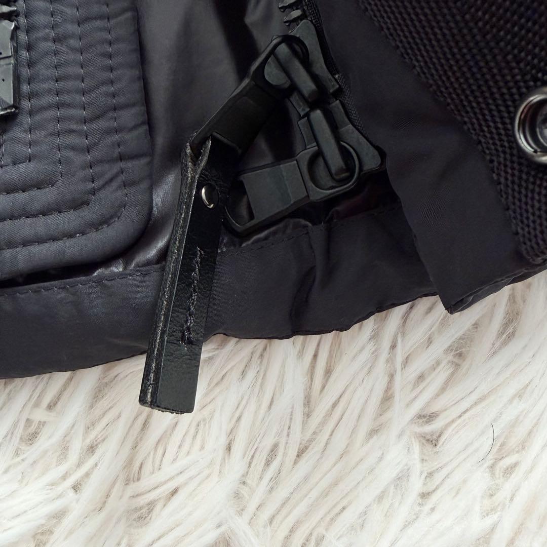 ナノユニバース 西川ダウン ダウンベスト キルティング ブラック L 脱着式