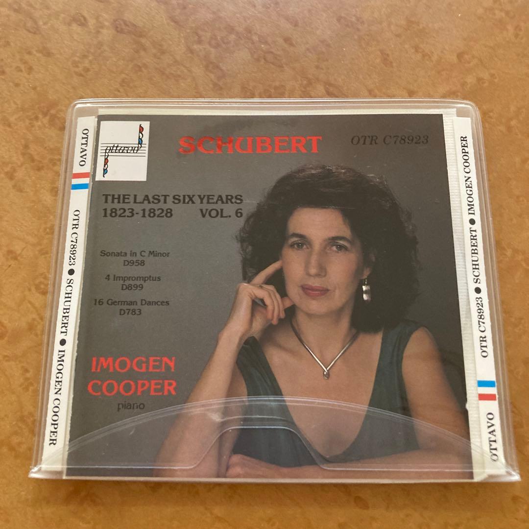 輸CD クーパー／「シューベルト最後の６年 1823-1828」全6枚