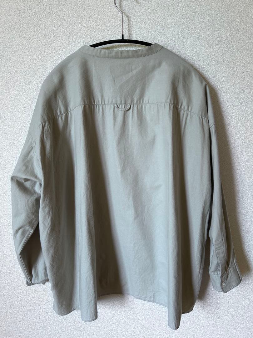 k*u様 定価21,780円 huis 遠州織物 グレーシャツ