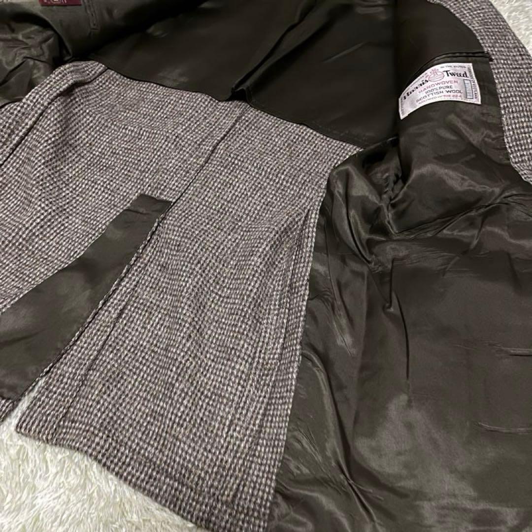 Harris Tweedハリスツイード　テーラードジャケット カーキ系管理番号付
