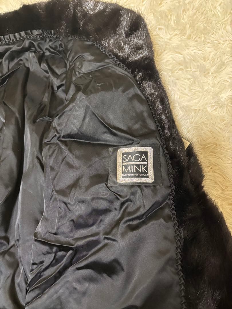 銀　サガミンク　ファー　毛皮　11