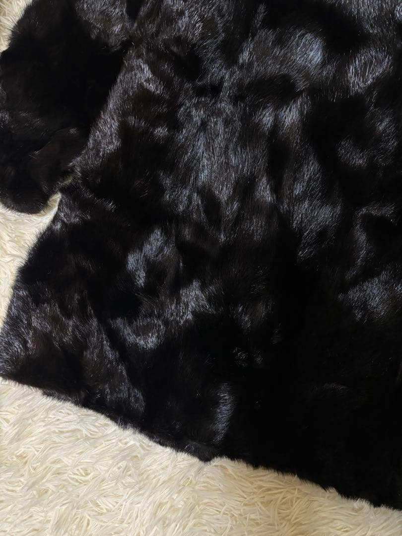 銀　サガミンク　ファー　毛皮　11