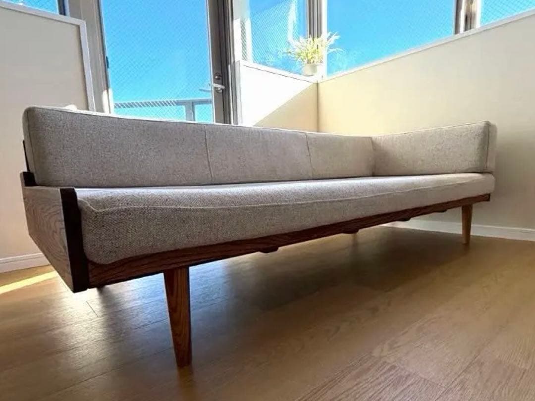 モモ　ナチュラル　デイソファ　3人掛け　北欧インテリア