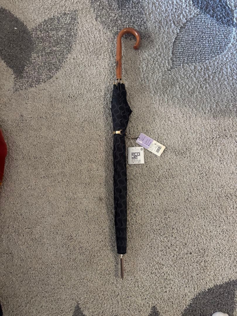 セリーヌ　ブラック 長傘