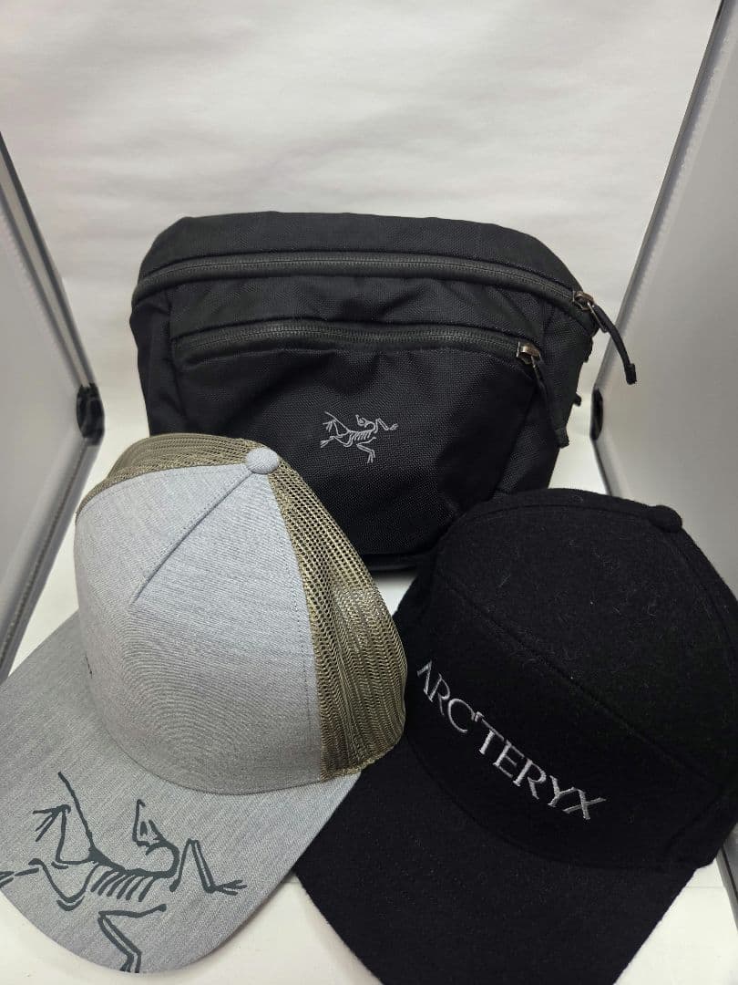 アークテリクス 3点セット（マカ2黒＆キャップ2種）※説明必読