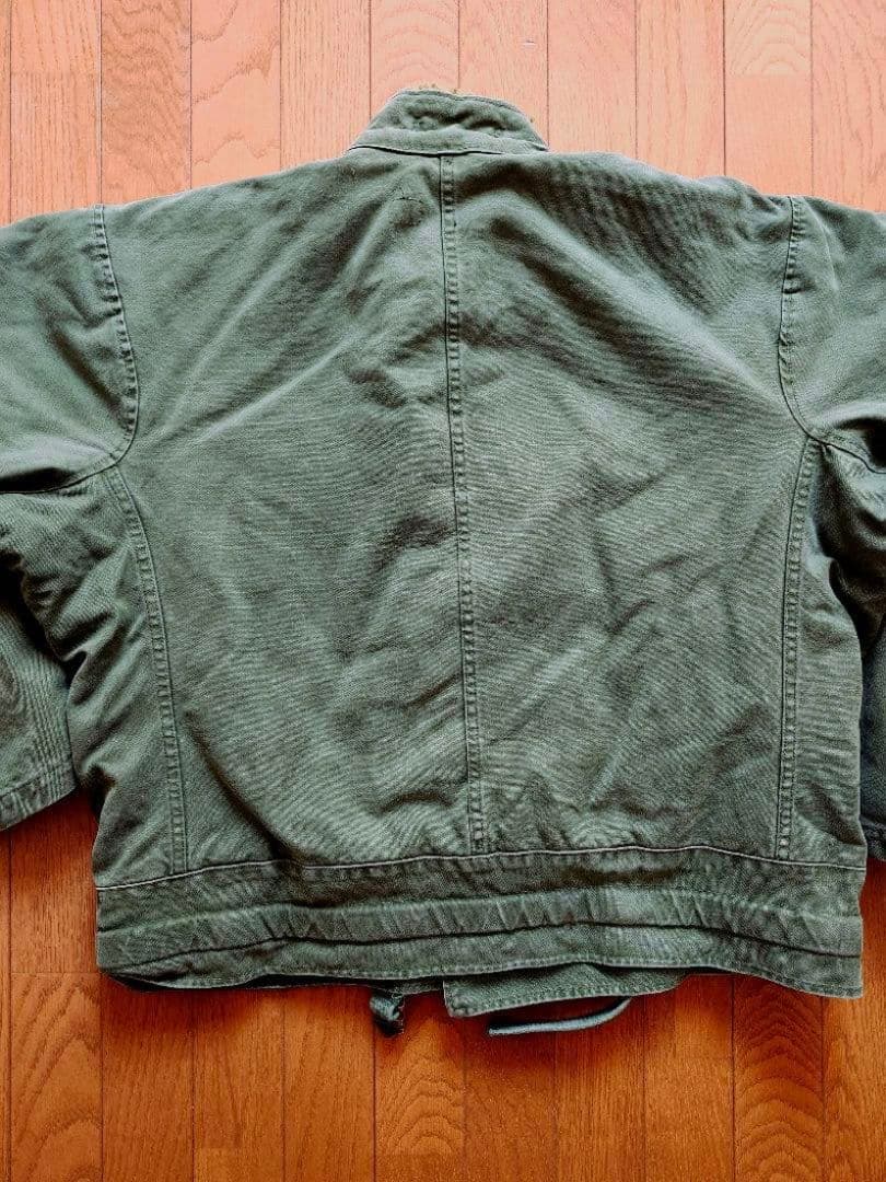 スウェーデン軍　モーターサイクルジャケット　実物　ライナー付き　C56