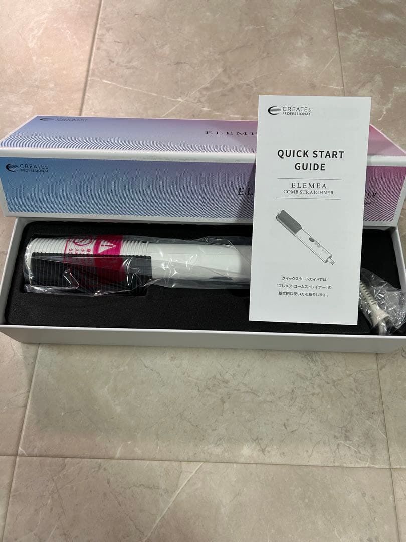 エレメアコームストレイナー SCK-K01W ヘアアイロン　クレイツ