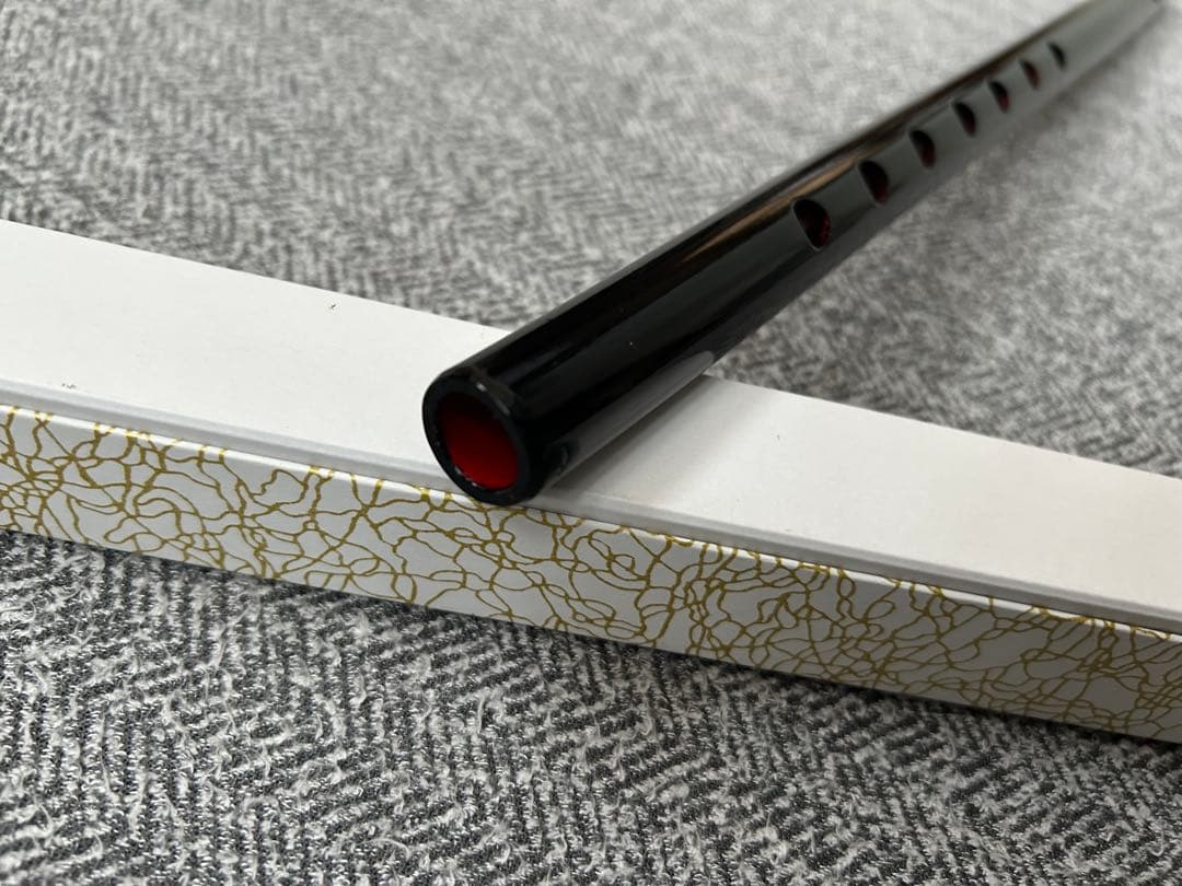 青森ねぶた　篠笛　黒塗　笛　ねぶた