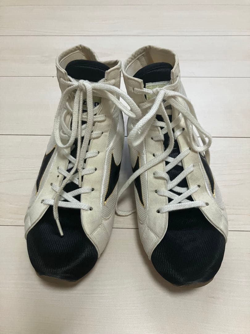 Mizuno ボクシングシューズ ホワイト ハイカット 27㎝