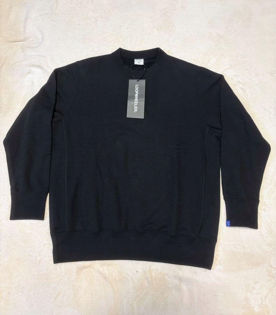LOOPWHEELER ループウィラー　LW360 ブラック スウェット