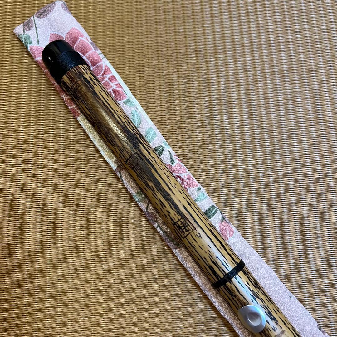 ※お盆SALE価格　天雅笛（特製）2尺５寸管（武田天雅作）横笛 拭き漆塗