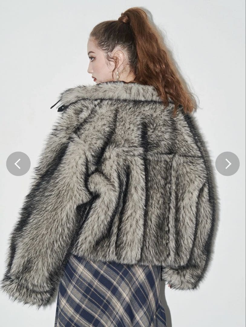 EVRIS リバーシブルファーブルゾン