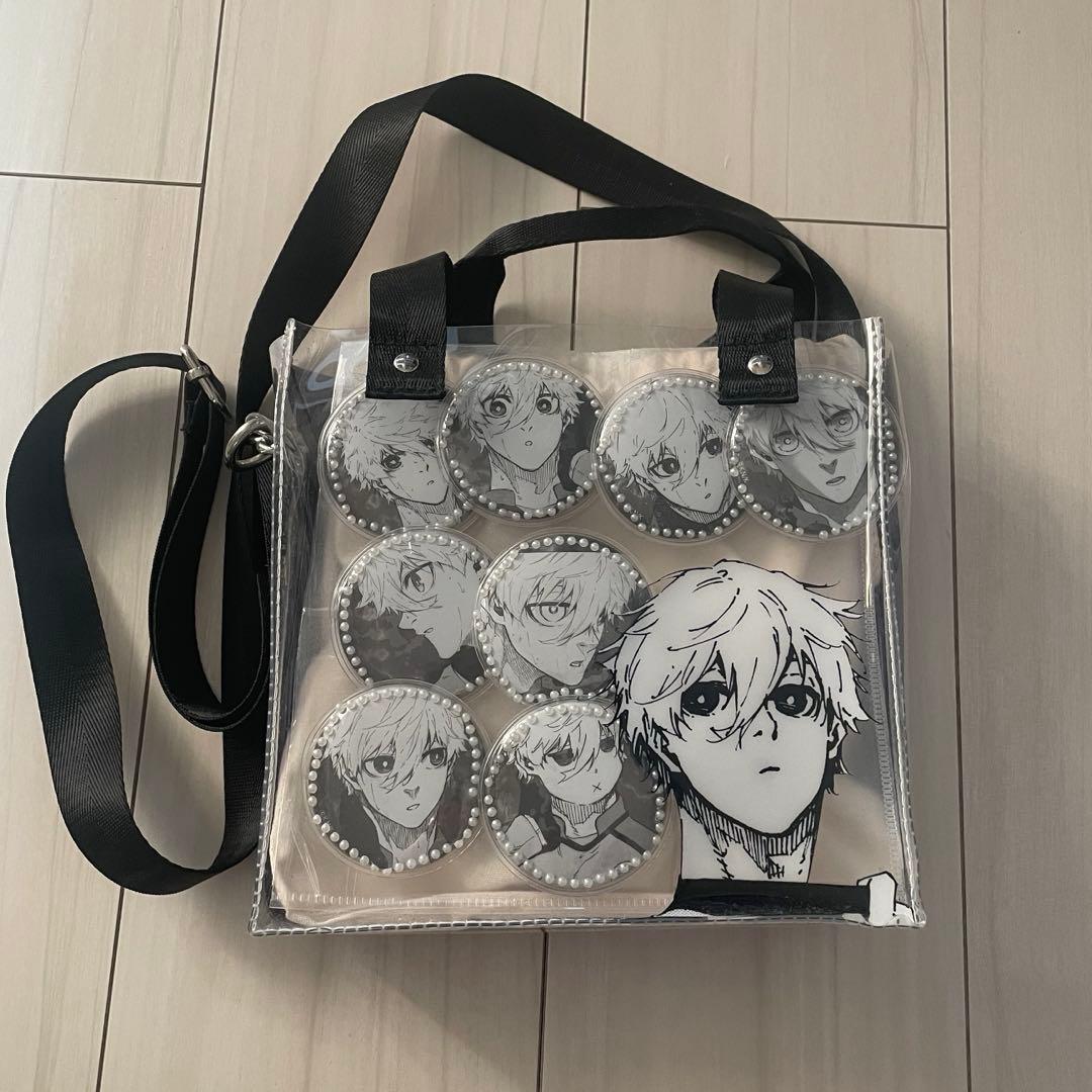 【ブルーロック】 凪 誠士郎 原画 コマクリアバッグ 原画展 缶バッジ セット