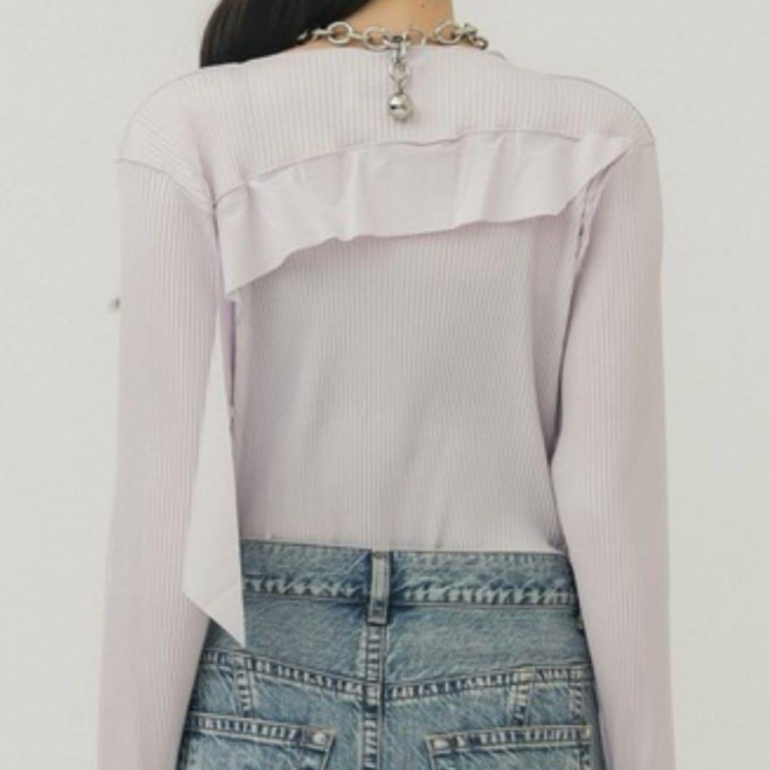 kotohayokozawaコトハヨコザワ todoウェーブロングスリーブトップ