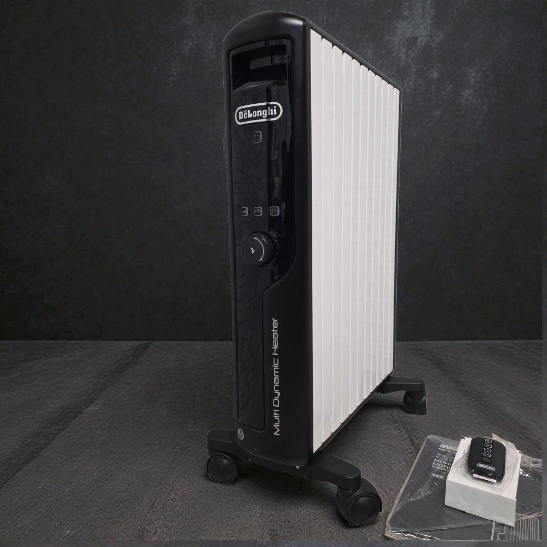 極美品 リモコン新品 デロンギ オイルヒーター MDHU15-BK