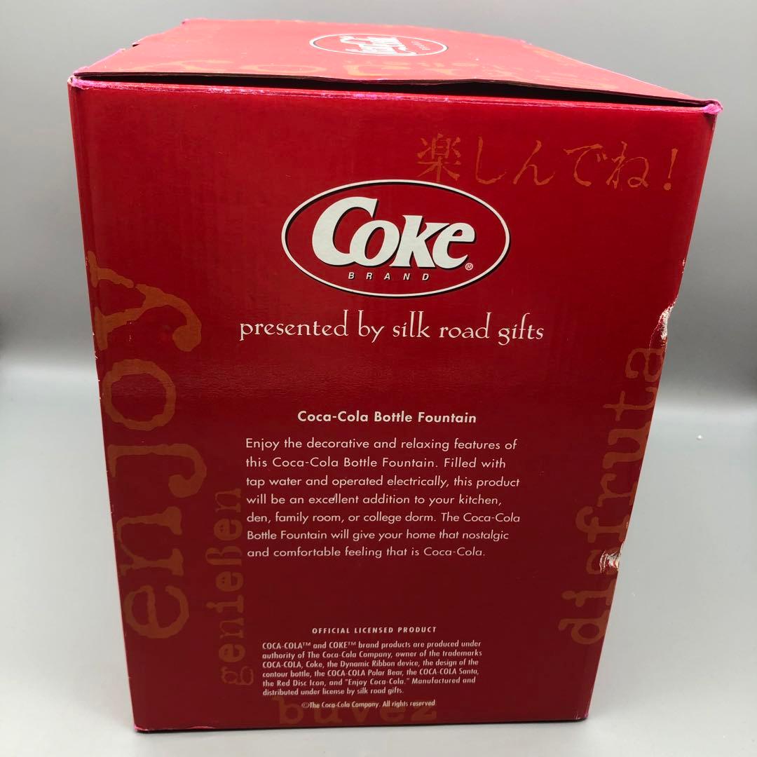希少アメリカビンテージコカコーラボトル水が流れて光るクーラーボックスディスプレイ