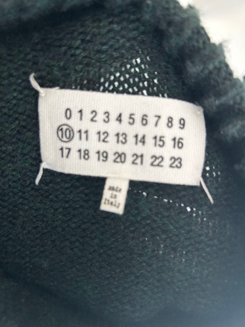 Maison Margiela ⑩ ピリング加工 ニット セーター グリーン