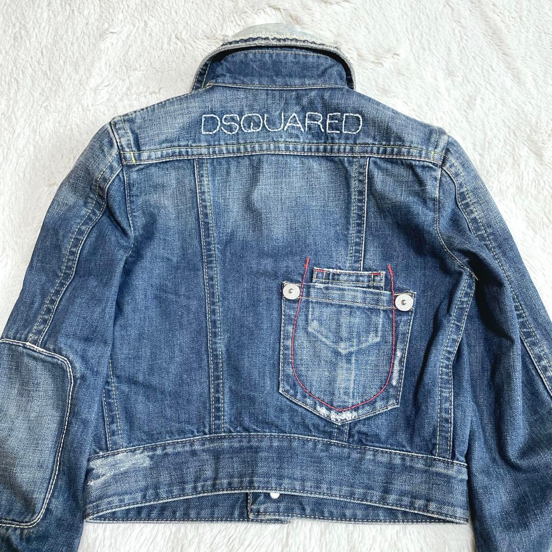 DSQUARED2 バックロゴ デニムジャケット Gジャン ディースクエアード