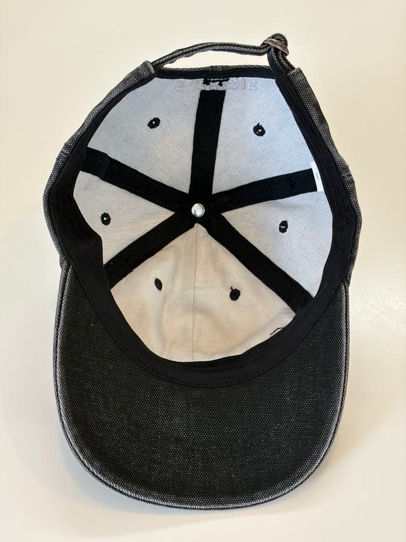 SUPREME 刺繍Sロゴ キャップ 黒