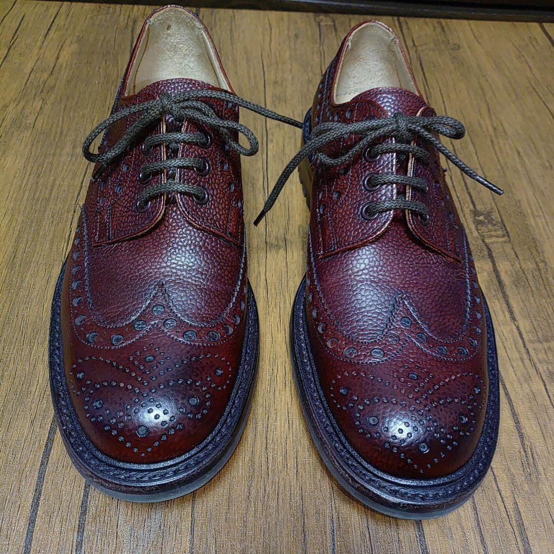 【新品同様】JOSEPHCHEANEY AVONC バーガンディグレイン 8 F