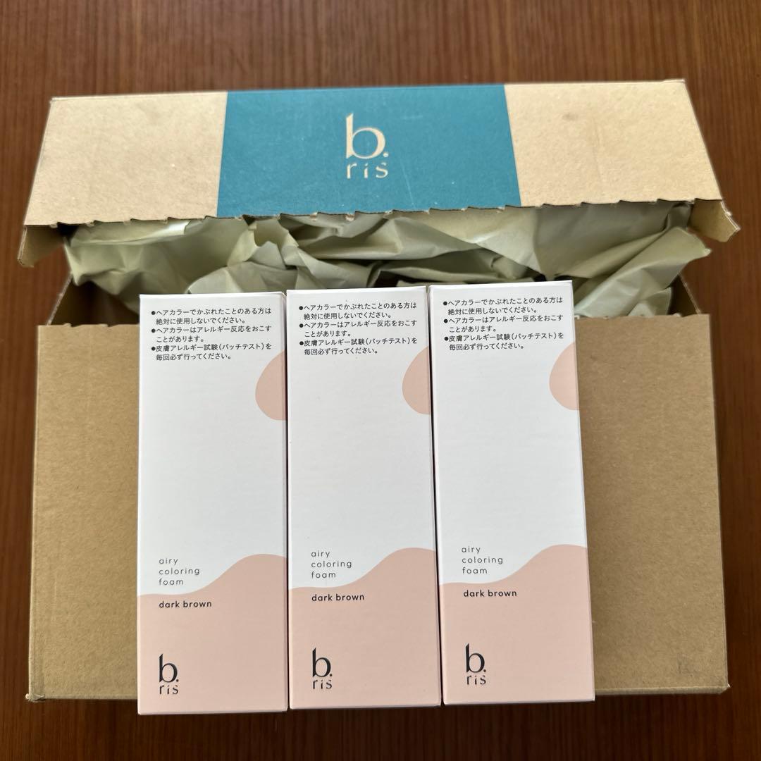 br is エアリーカラーリングクリーム ダークブラウン 80g✖️3本セット