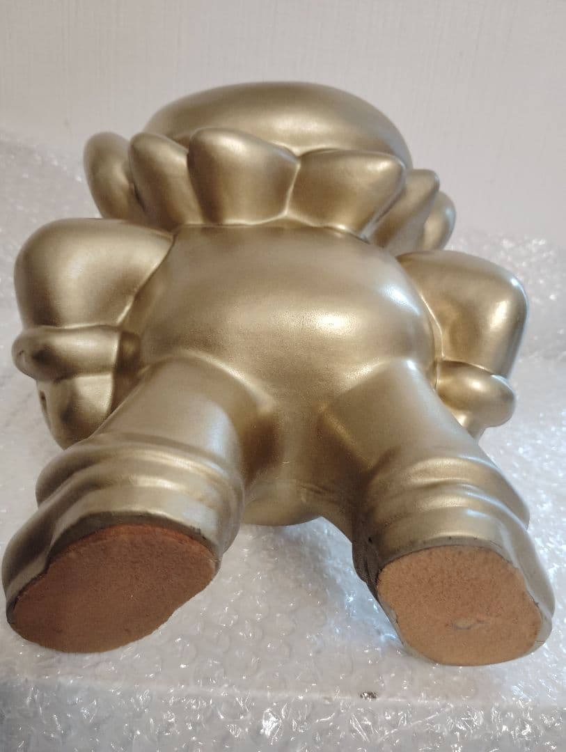 【非売品】任天堂 店頭ディスプレイ 黃金のマリオ像 ゴールドスーパーマリオ レア