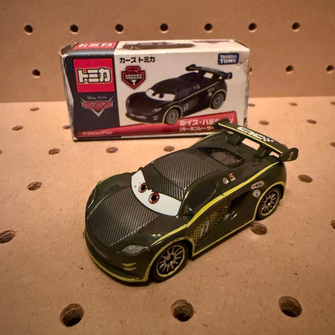 カーズトミカ ルイス・ハミルトン カーボンレーサータイプ 箱付 廃番 入手困難