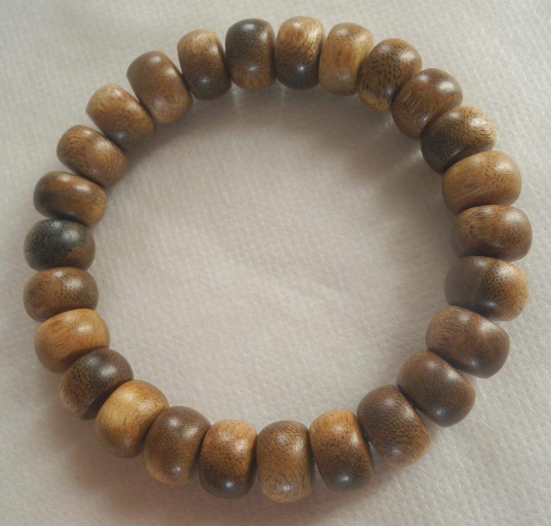 ベトナム産 高級品位！ 天然 香木 沈香 数珠 ブレスレット 22g 12mm