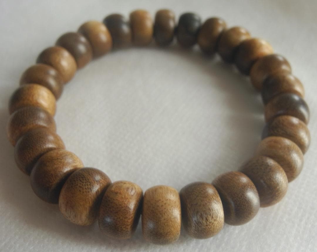 ベトナム産 高級品位！ 天然 香木 沈香 数珠 ブレスレット 22g 12mm